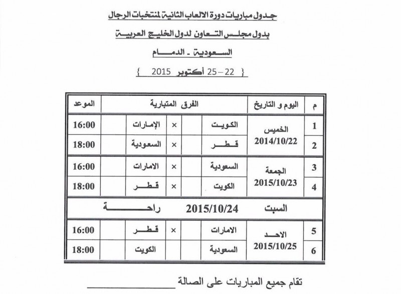 إفتتاحية دورة الألعاب الخليجية: الكويت تلتقي بالإمارات والسعودية في مواجهة قطر 